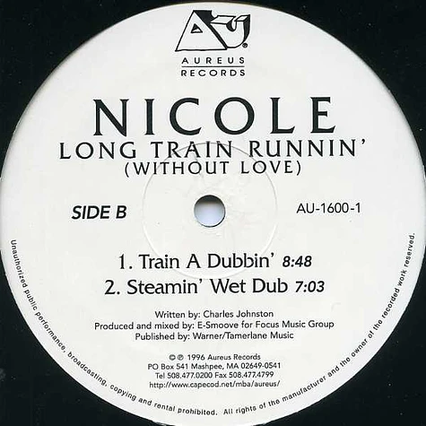 Nicole J McCloud - Long Train Runnin' (Without Love)