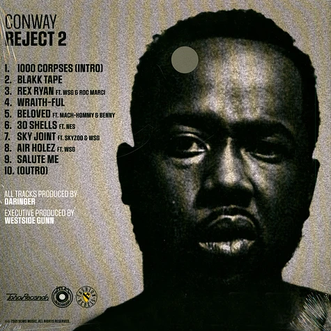 Conway - Reject 2 OG Cover Silver Vinyl Edition