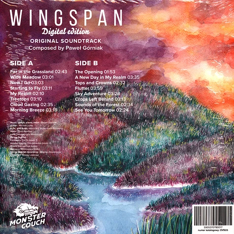 Pawel Gorniak - Wingspan (Original Video Game Soundtrack) Record Store Day 2023 Edition