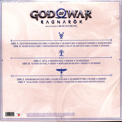 Bear McCreary - OST God Of War Ragnarök Marbled Dark Blue Vinyl Edition