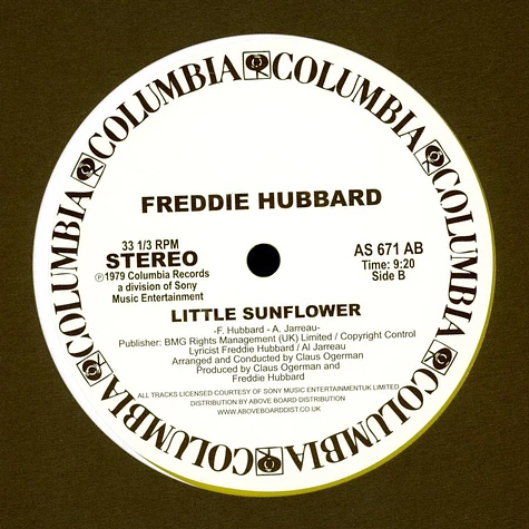 Freddie Hubbard - Little Sunflower Yellow Vinyl Edition