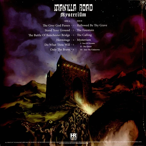 Manilla Road - Mysterium Green / Yellow Bi-Colored Vinyl Edition