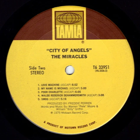 The Miracles - City Of Angels