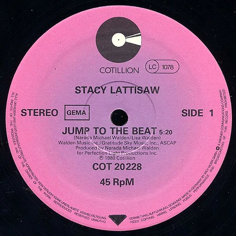 Stacy Lattisaw - Jump To The Beat / Dynamite