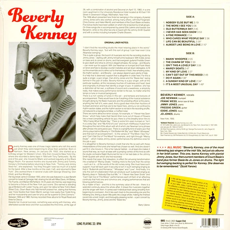 Beverley Kenney - With The Basie-Ites