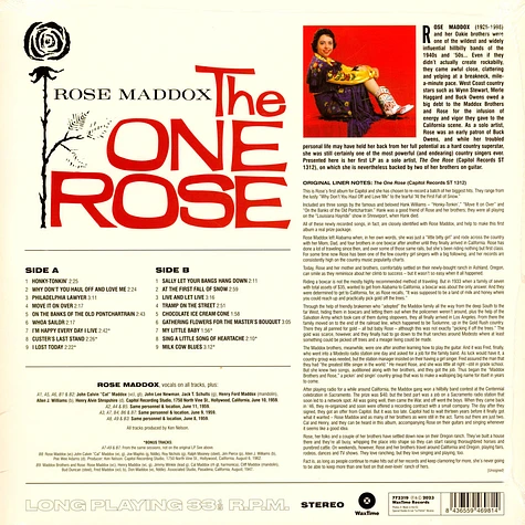 Rose Maddox - The One Rose