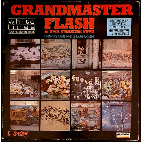 Grandmaster Flash and The Furious Five The Message Album Cover Sticker