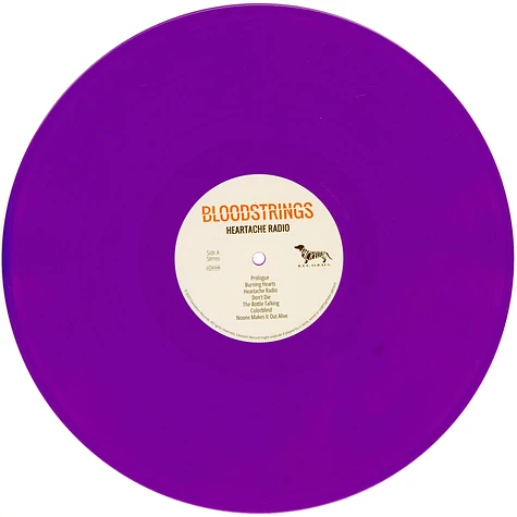 Bloodstrings - Heartache Radio Purple Vinyl Edition