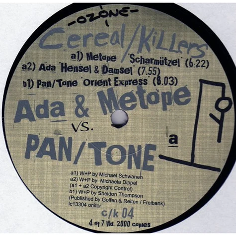 Ada & Metope vs. PAN/TONE - Hensel & Damsel / Scharmützel / Orient Express Ada & Metope vs. PAN/TONE - Hensel & Damsel / Scharmützel / Orient Express