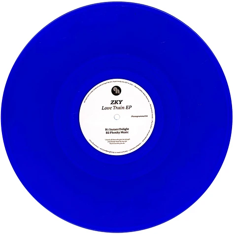 Zky (Cab Drivers) - Love Train Ep Blue Vinyl Edtion