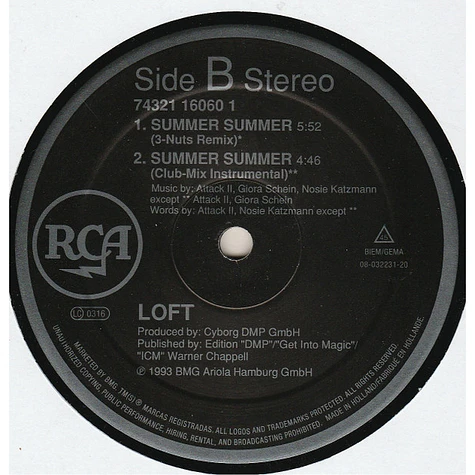 Loft - Summer Summer (Remix)