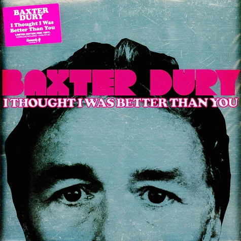 Baxter Dury - I Thought I Was Better Than You Pink Vinyl Edition