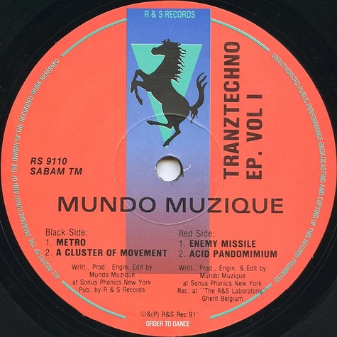 Mundo Muzique - Tranztechno EP Vol. 1