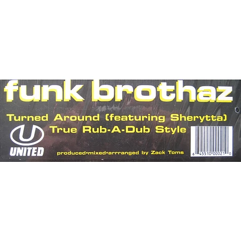Funk Brothaz - Turned Around / True Rub-A-Dub Style