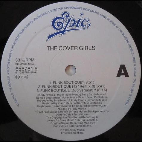 The Cover Girls - Funk Boutique