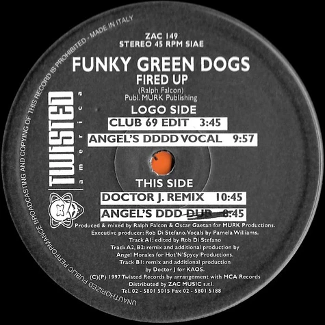 Funky Green Dogs - Fired Up