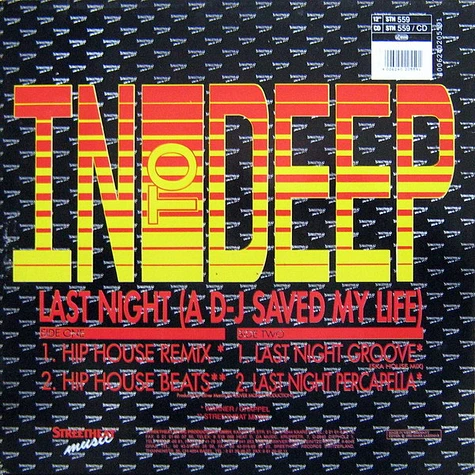 In To Deep - Last Night (A DJ Saved My Life)