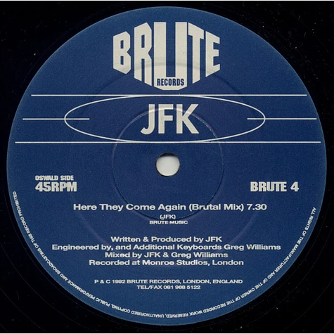 JFK - Here They Come Again
