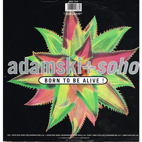 Adamski + Jimi Polo / Adamski + Soho - Never Goin' Down! / Born To Be Alive!