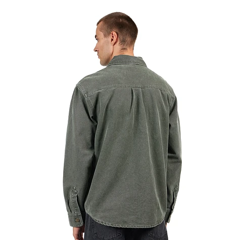 stonewash long sleeve canvas shirts