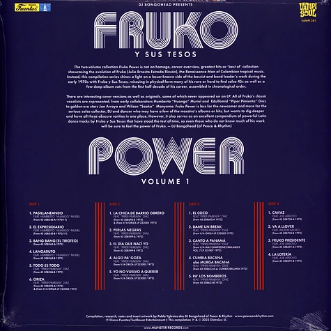 Fruko y sus Tesos - Fruko Power Vol.1: Rarities & Deep Album Cuts 1974
