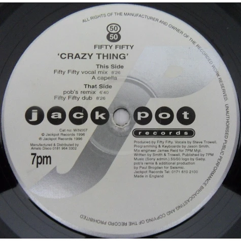 Fifty Fifty - Crazy Thing