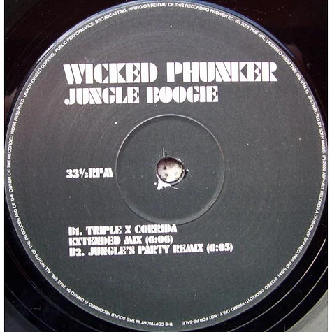Wicked Phunker - Jungle Boogie