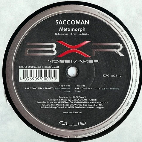 Saccoman - Metamorph