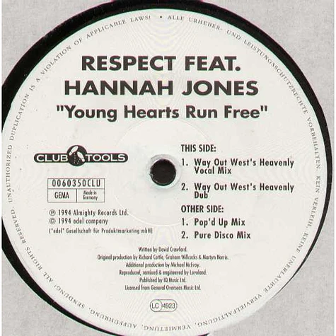 Respect Feat. Hannah Jones - Young Hearts Run Free