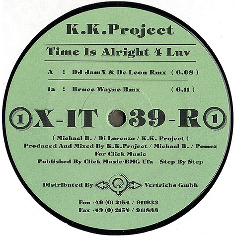 K.K. Project - Time Is Alright 4 Luv