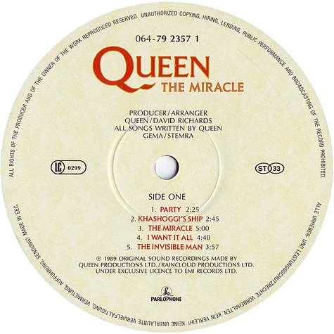 Queen - The Miracle