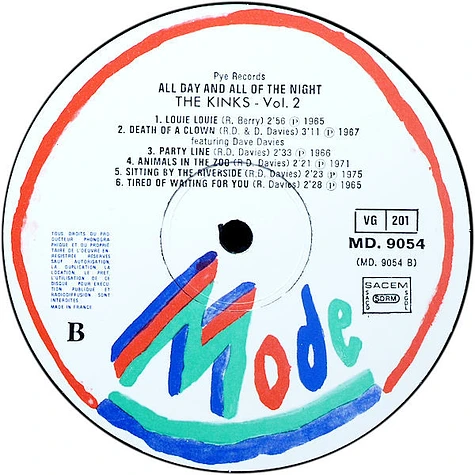 The Kinks - All Day And All Of The Night - The Kinks - Vol. 2