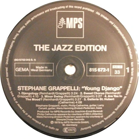 Stéphane Grappelli - Young Django
