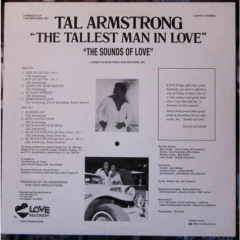 Talmadge Armstrong - The Tallest Man In Love