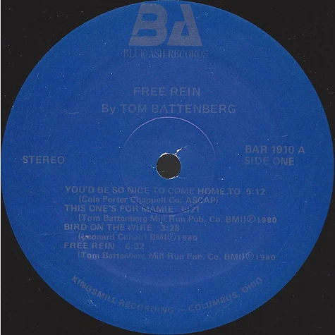 Tom Battenberg - Free Rein