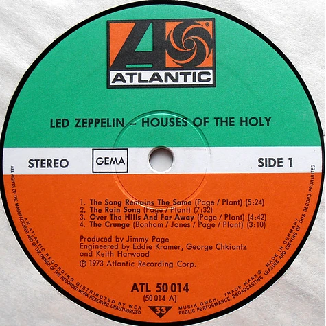 Led Zeppelin - Houses Of The Holy