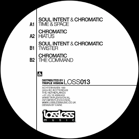 Soul Intent / Chromatic - Time And Space Ep Blue Marbled Vinyl Edition