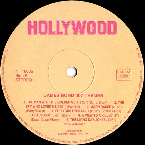 The Hollywood Cinema Orchestra - James Bond 007-Themes