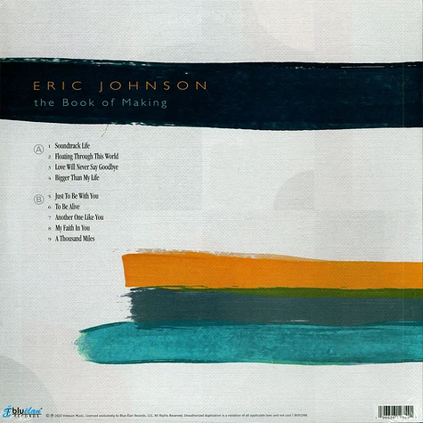 Eric Johnson - The Book Of Making Black Vinyl Edition