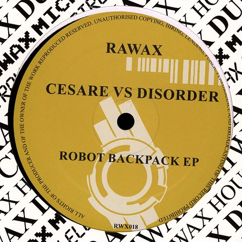 Cesare Vs Disorder - Robot Backpack EP