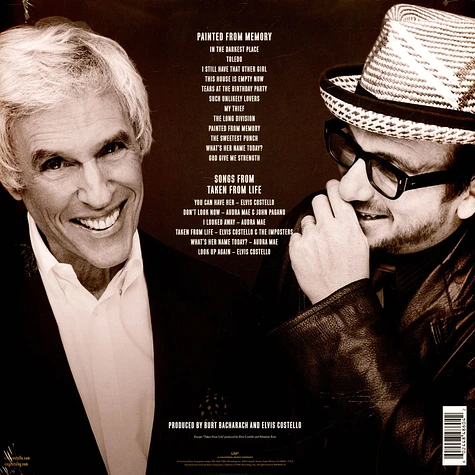 Elvis Costello & Burt Bacharach - The Songs Of Bacharach & Costello