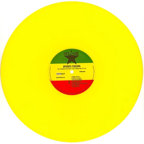 The Clash - Live In Jamaica 1982 Yellow Vinyl Edtion