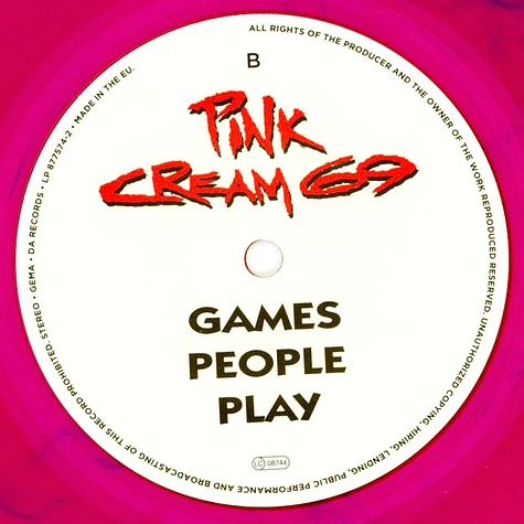 Pink Cream 69 - Games People Play