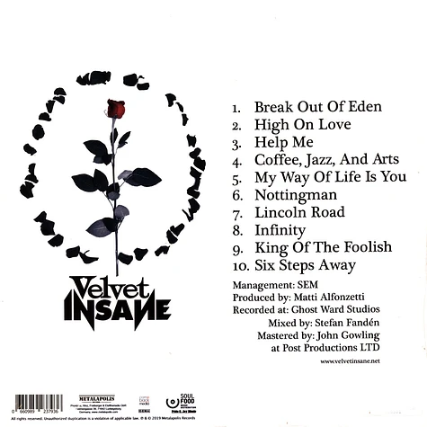 Velvet Insane - Velvet Insane