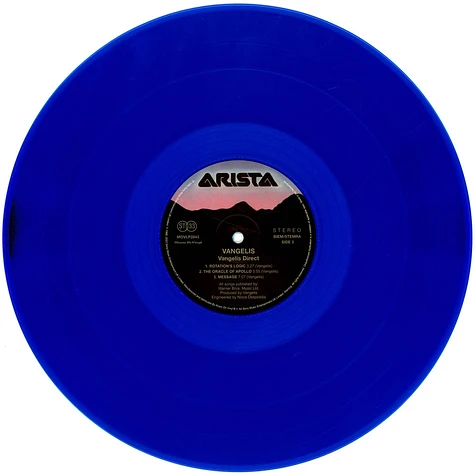 Vangelis - Direct Blue Vinyl Edition