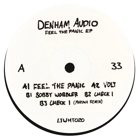 Denham Audio - Feel The Panic Ep Splatter Vinyl Edition