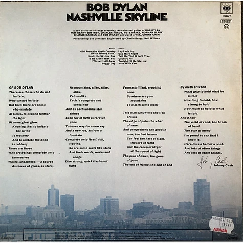 Bob Dylan - Nashville Skyline