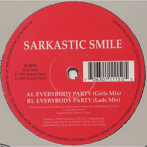 Sarkastic Smile - Everybody Party