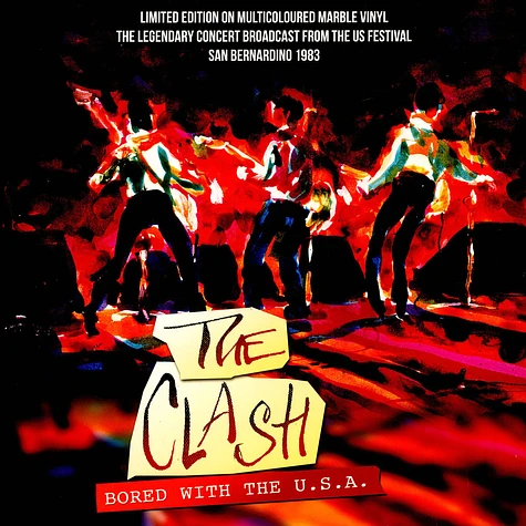 Clash - Bored With The U.S.A Multi-Colour Marble Vinyl Edition
