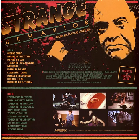 Tangerine Dream - Strange Behavior (Original Motion Picture Soundtrack)